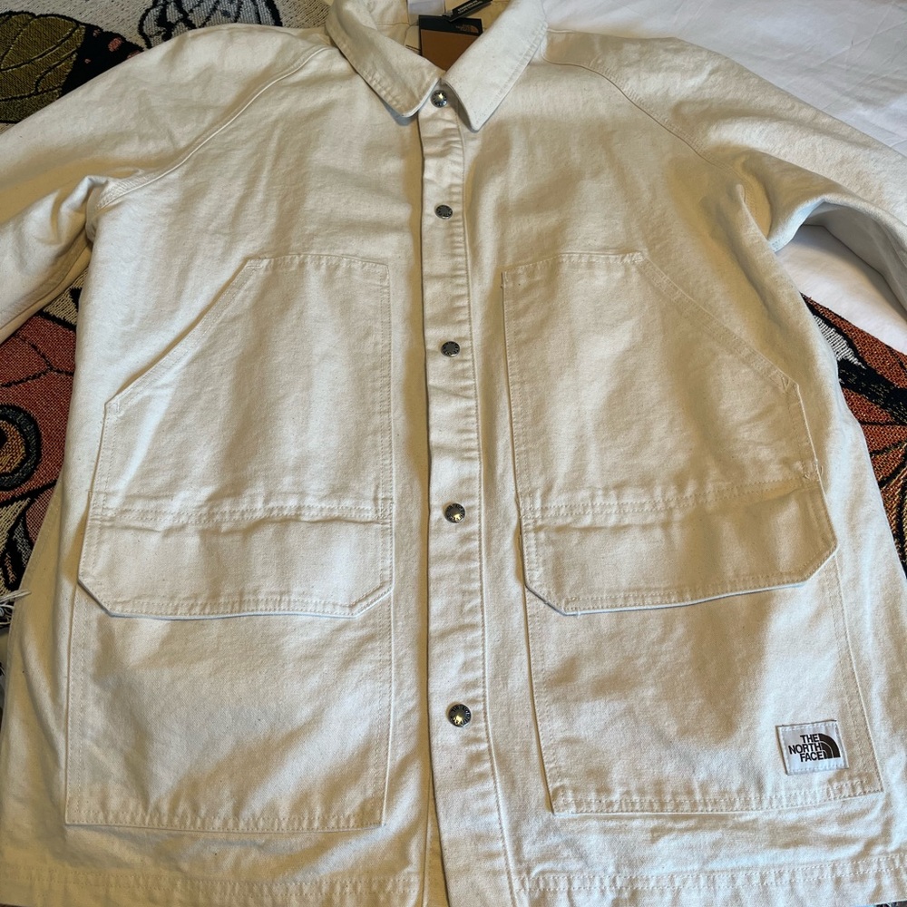 NWT - North Face denim/canvas jacket XL